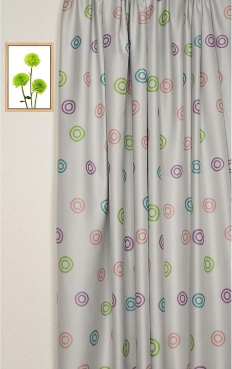 Actual product image Kindervorhang.ch Juliette blackout curtain with pleated tape 140 cm x 260 cm (140 x 260 cm)