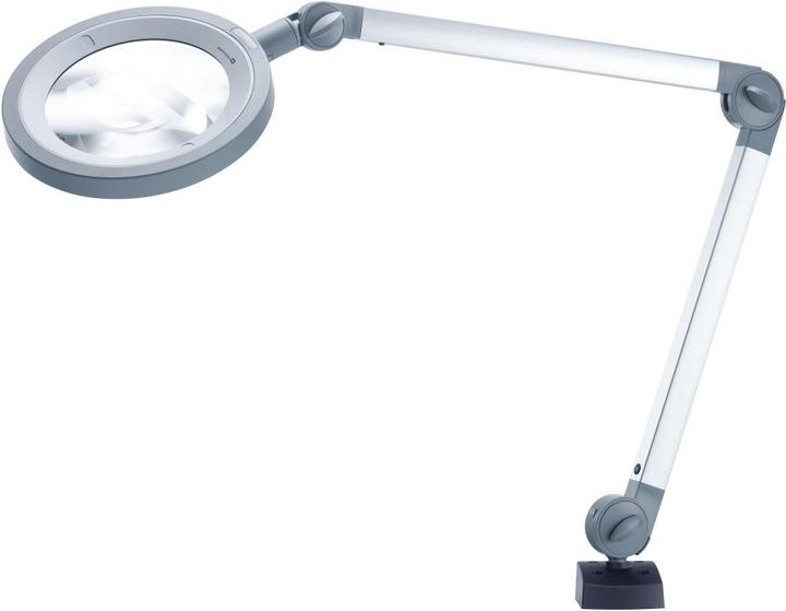 Waldmann LED-Lupenleuchte MLD, 3,5 Dioptrien-Linse, stufenlos dimmbar, 12 W, 792 lm, 5000 K, Alum... (792 lm)