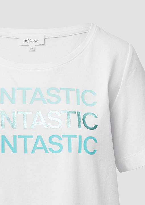 Produktbild S.Oliver T-Shirt T-Shirt aus Baumwollstretch mit Print (48)