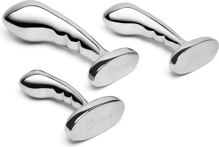 Produktbild Earthly Body b-Vibe Stainless Steel P-Spot Training Set: Anal Plugs for Progressive Stimulation