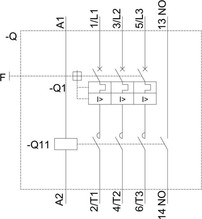 Produktbild Siemens Verbraucherabzweig 3RA2110-0CD15-1AP0