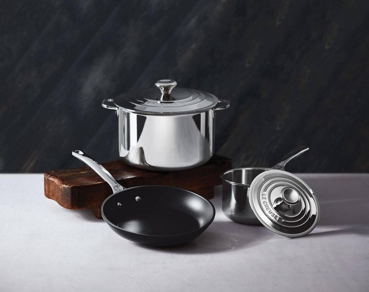 Produktbild Le Creuset 3-Ply Plus 5Tlg. Topfset (Pfannenset + Topfset, Edelstahl)