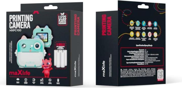 Produktbild Maxlife Druckkamera MXPC-100 blau