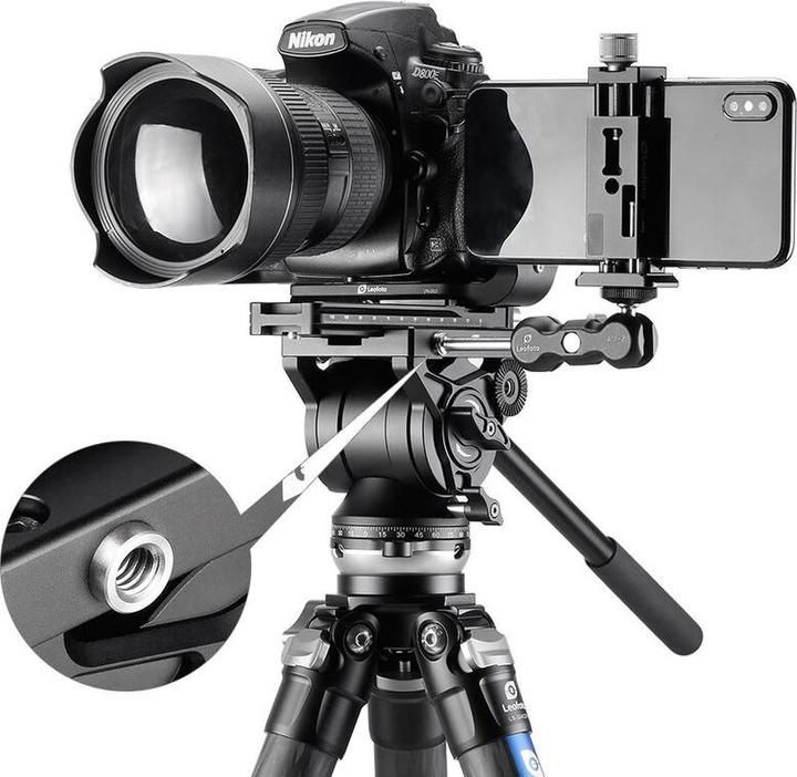 Produktbild Leofoto statyw Manba LV-323C+BV-10 (Carbon, Metall)