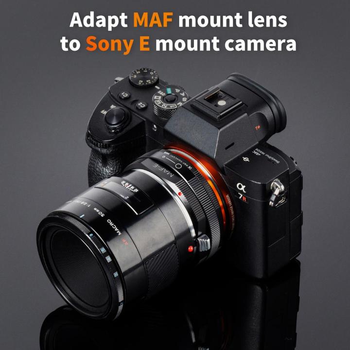 Actual product image K&F Concept M22105 High Precision Lens Adapter Mount, MAF-NEX