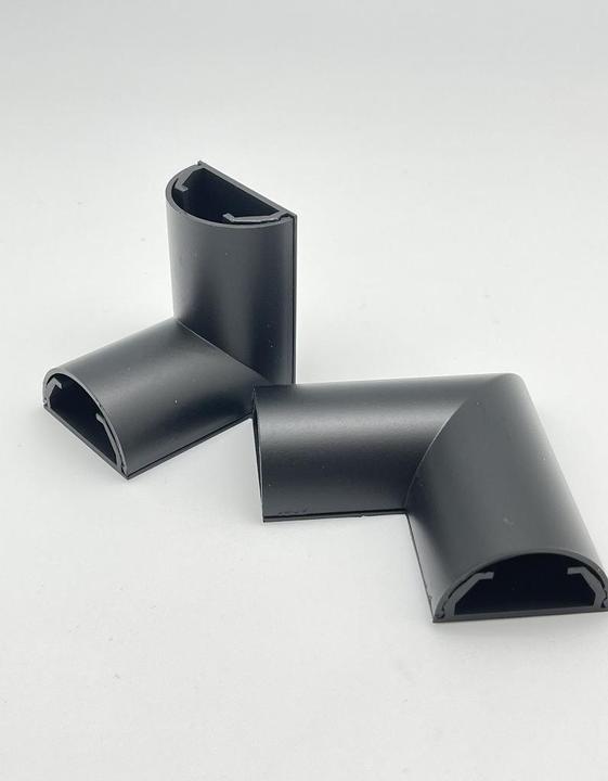 Actual product image Multibrackets Aluminum cable angle cable channels (Cable hole, 1 cm)