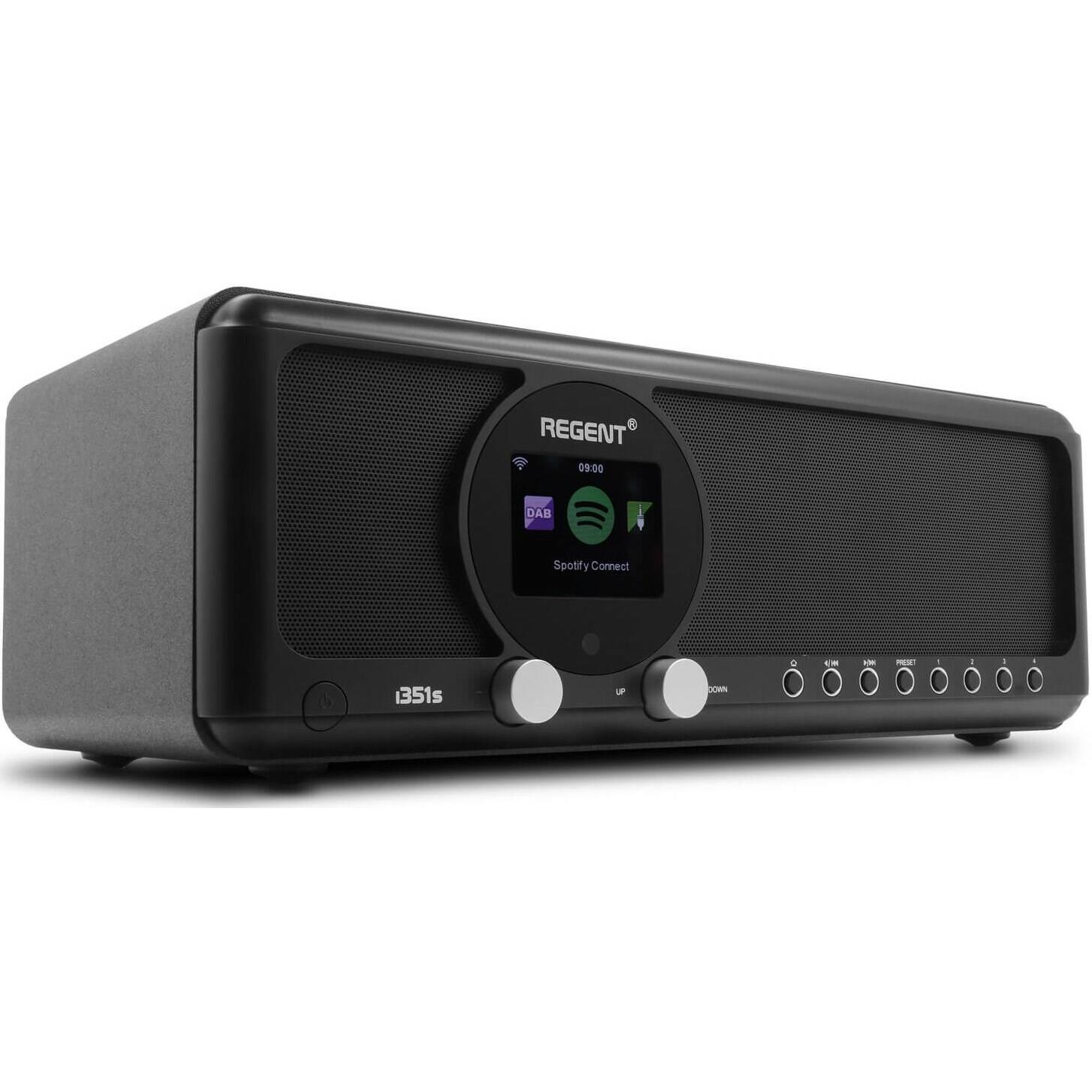 Ferguson Regent i351s Internet Digital (SCHWARZ) (DAB, FM, DAB+, Bluetooth, WLAN), Radio, Schwarz