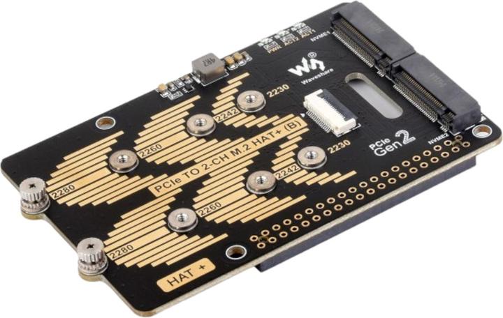 WaveShare PCIe to M.2 adapter HAT+ (B) for Raspberry Pi 5