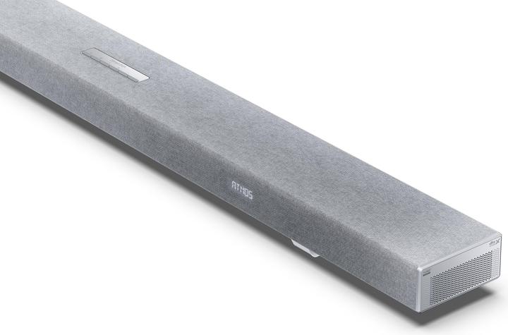 Actual product image Sharp Speakers HT-SBW55121(SL) Q 5.1.2 Dolby Atmos/ DTS:X Soundbar with Wireless Subwoofer, Silver | (114 W, 5.1.2 Channel)