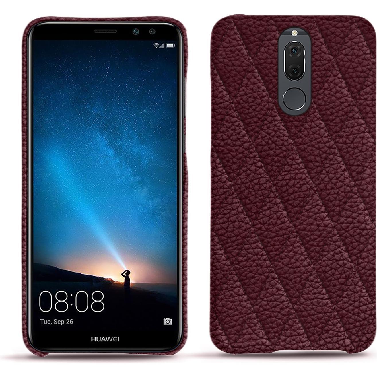 Noreve Lederschutzhülle (Huawei Mate 10 Lite), Smartphone Hülle, Violett
