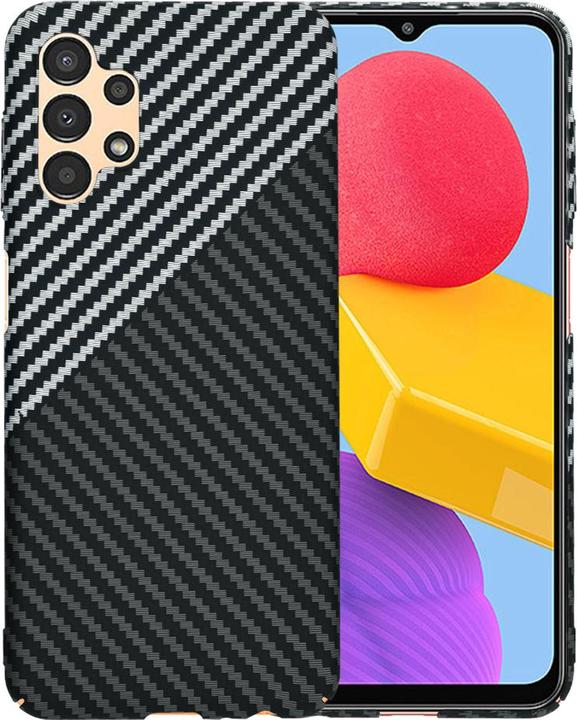 Actual product image Techsuit - Carbonite FiberShell - Samsung Galaxy A13 4G - Stealth Gray (Samsung Galaxy A13)