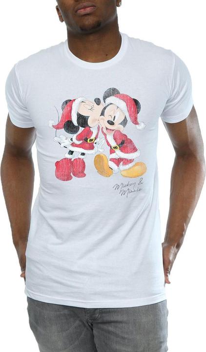 Produktbild Disney Mickey And Minnie Christmas Kiss TShirt (3XL)