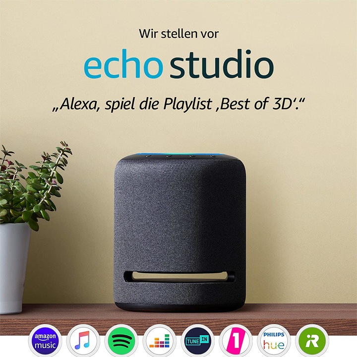 Actual product image Amazon Echo Studio (Amazon Alexa)