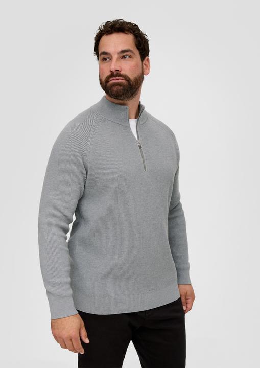 Produktbild s.Oliver Strickpullover Feinstrickpullover aus Baumwolle (XXL)