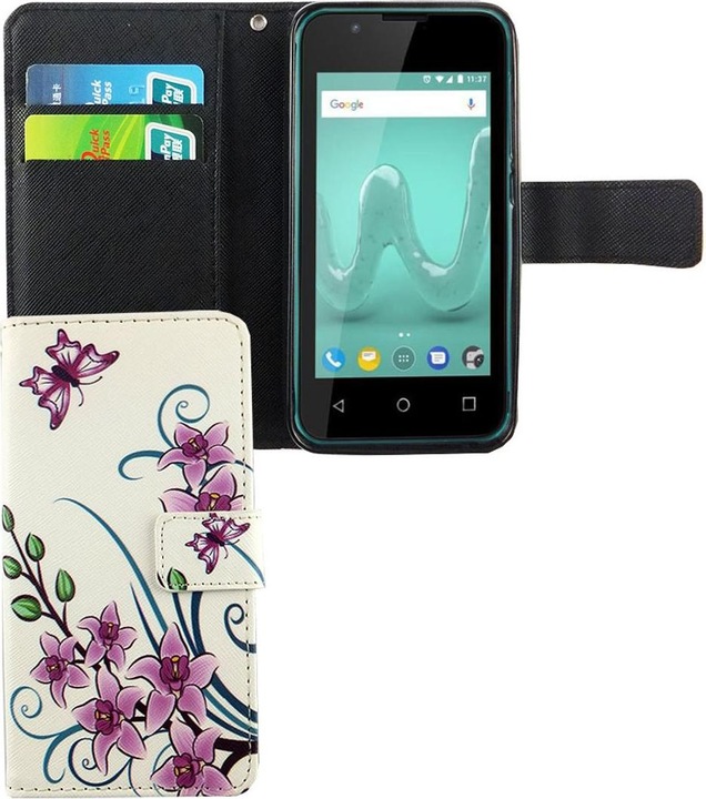 Actual product image König Design Case Mobile Protection for Wiko Sunny 2 Case Cover Wallet Case Mobile Cover New (Wiko Sunny 2)