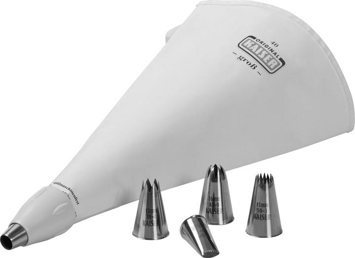 Produktbild Kaiser Profi Spritzbeutel-Set 7-teilig La Forme Plus (Spritzbeutel Set, 500 ml)