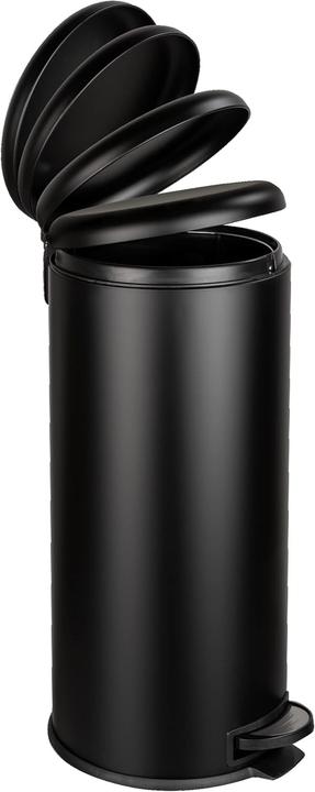 Produktbild Wenko Treteimer Leman Easy Close 30 Liter schwarz matt (30 l)