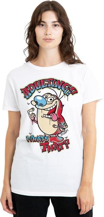 Immagine prodotto Ren & Stimpy Adulting Whats That? Maglietta Adulto Unisex (XXL)