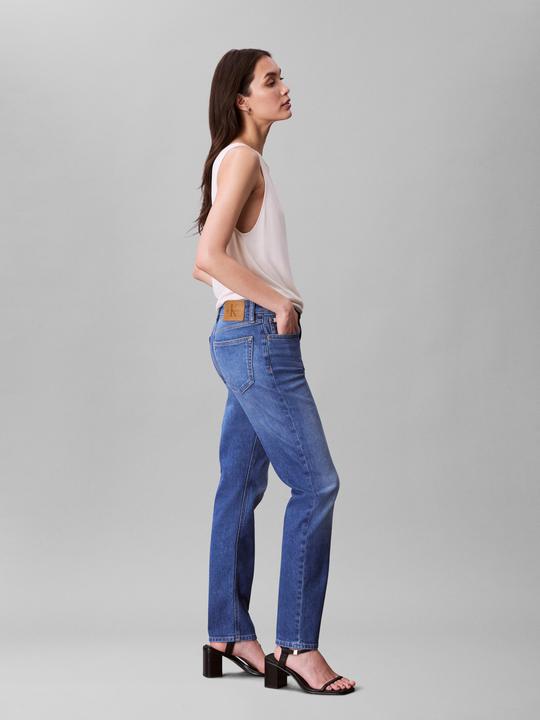 Actual product image Calvin Klein Jeans Mid Rise Slim Indigo Channel (26)