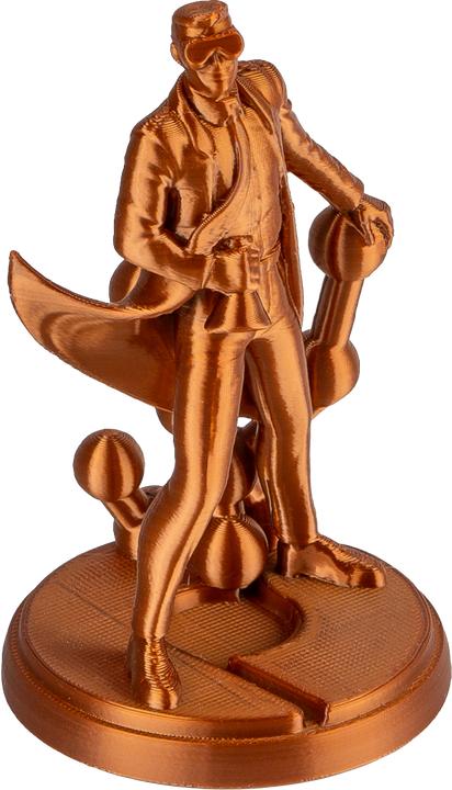 Actual product image Polymaker PolyLite PLA Silk Bronze 1.75mm 1kg (PLA, 1.75 mm, 1000 g, Bronze)