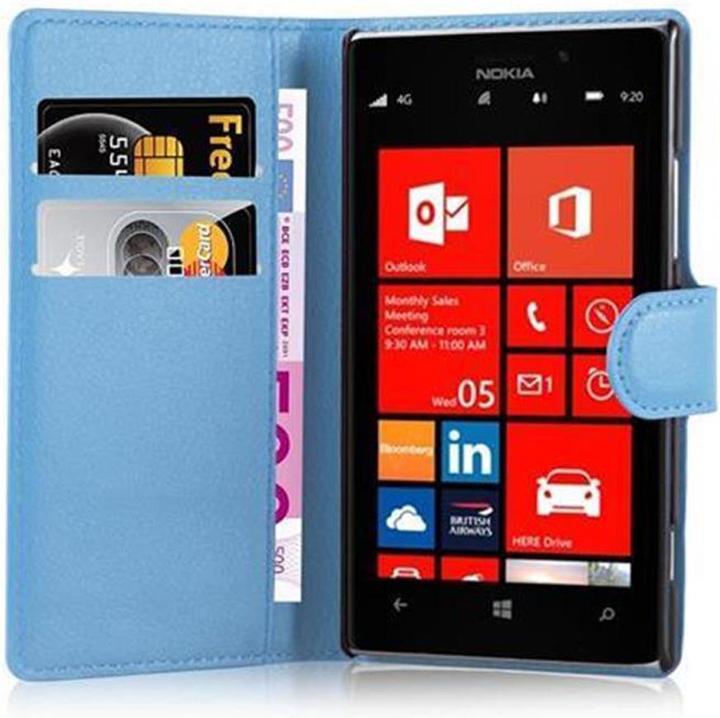 Actual product image Cadorabo Book with stand function cover (Nokia Lumia 925)