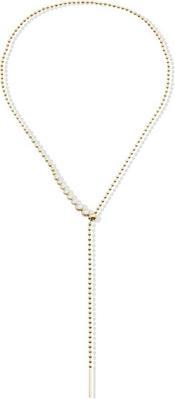 Liu Jo Sliding Gold-Plated Necklace With Crystals Lj2828