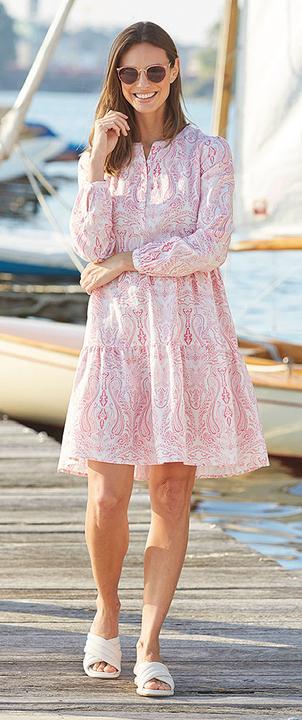 Image du produit Sealand Robe en lin étagée (46)