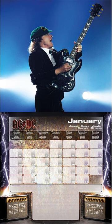 Image du produit AC/DC - Calendrier motif/style Carré (30 x 30)