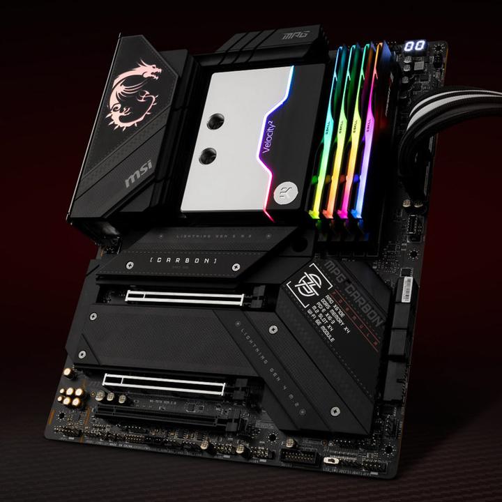 Actual product image EKWB EK Quantum Velocity²D-RGB AM5 Ni+SatinTi 3831109861684