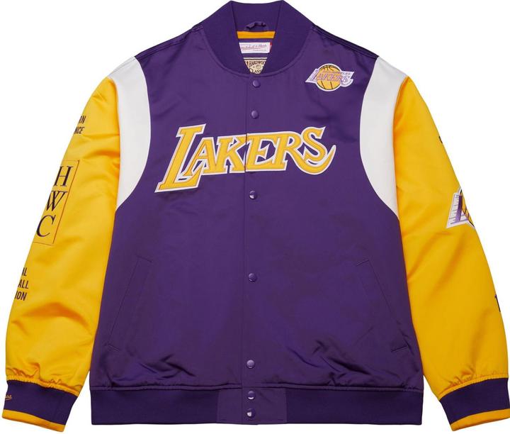 Produktbild Mitchell & Ness M&N Heavyweight Satin Jacket NBA Los Angeles Lakers - M (M)