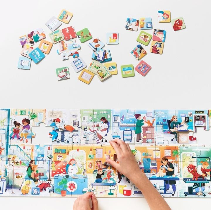 Produktbild Czuczu Puzzle Was macht ein Tierarzt? (4 Teile)