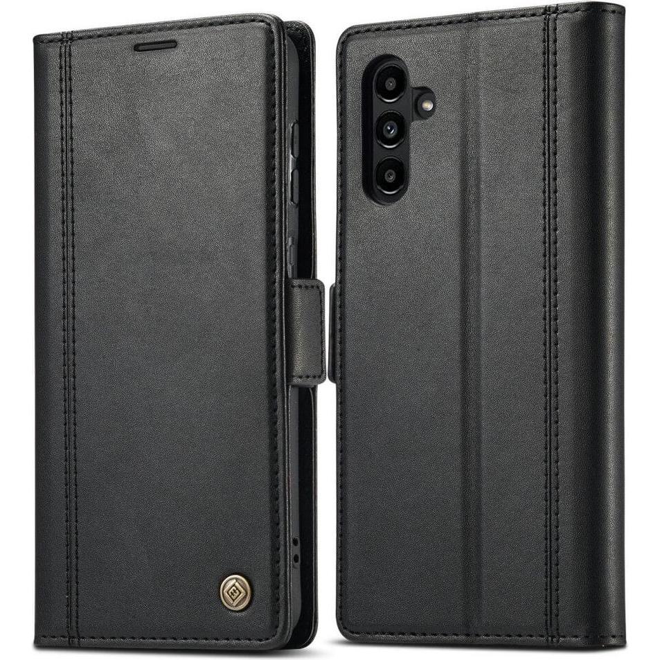 LC.Imeeke Galaxy A55 - Flip Case Business (Samsung Galaxy A55), Smartphone Hülle, Schwarz