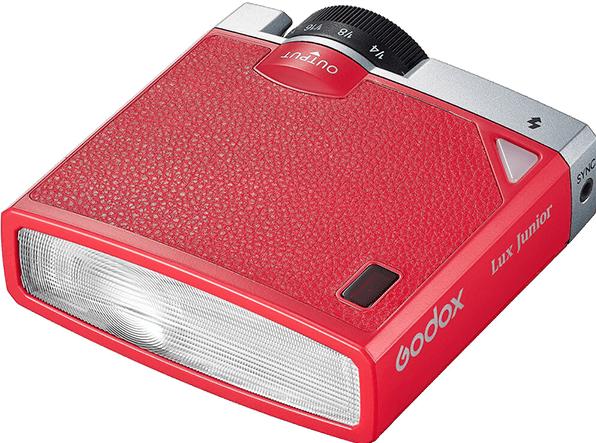 Image du produit Godox Retro Lux Junior Red (Flash à monter, Olympus, Nikon, Canon, Sony, Fujifilm)
