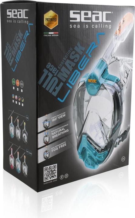 Actual product image Seac Full Face Mask Libera L/Xl S/Kl Green Lime