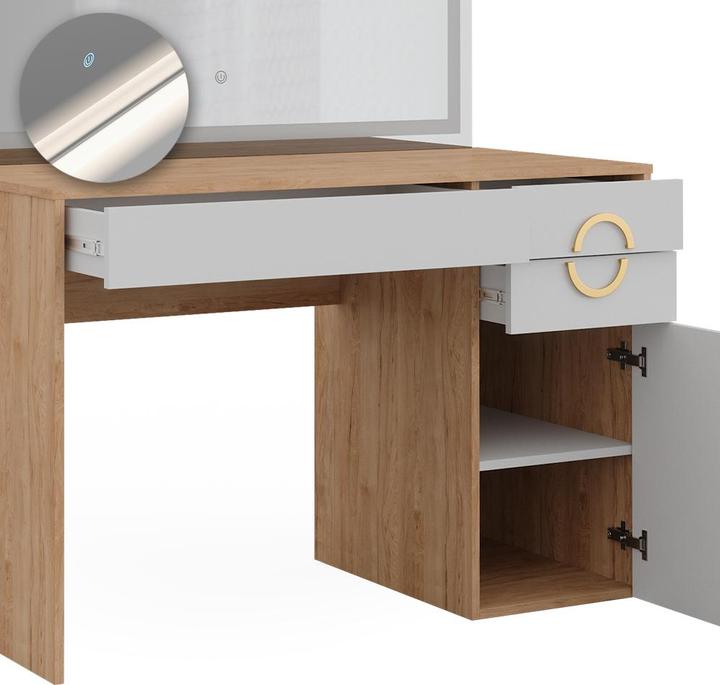 Image du produit Vicco Adela avec miroir LED (115 x 55 x 76.5 cm)