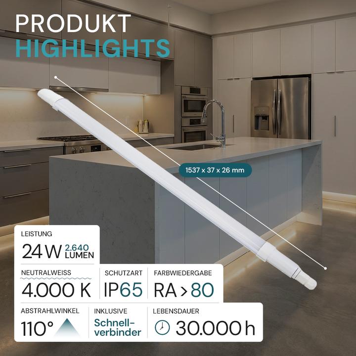 Produktbild Luxula LED Feuchtraumleuchte (2640 lm)