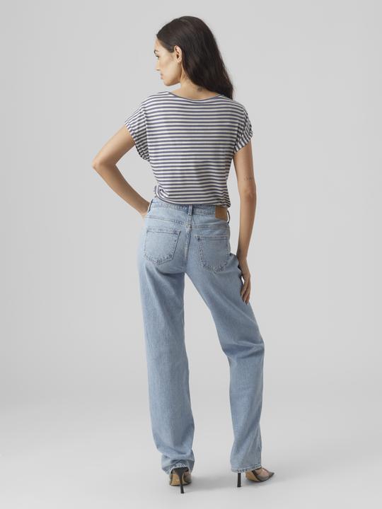 Actual product image Vero Moda Vmava Ss Top Stripe Ga Jrs Noos (M)