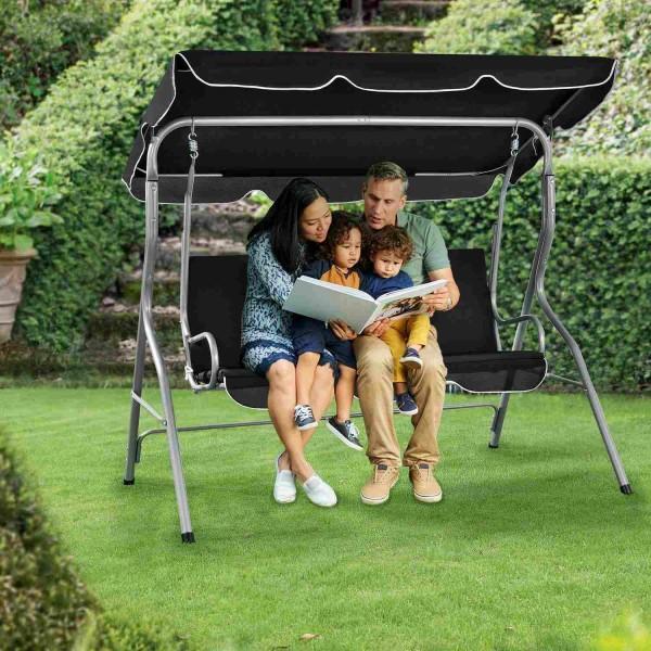Actual product image Juskys Hollywood swing Cecina 3-seater