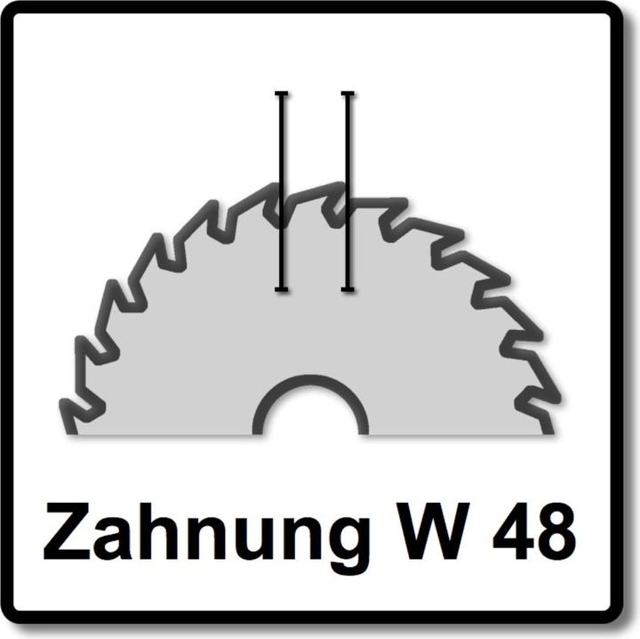 Produktbild Festool Feinzahn Kreissägeblatt HW 160 x 20 x 2,2 mm W48 160 mm 48 Zähne ( 5 x 491952 )