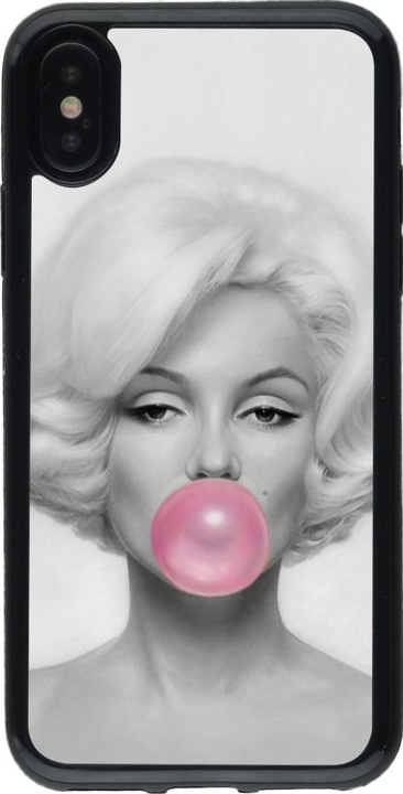 Immagine prodotto PhoneLook Coque Gel noir Marilyn Bubble (Apple iPhone XS, Apple iPhone X)