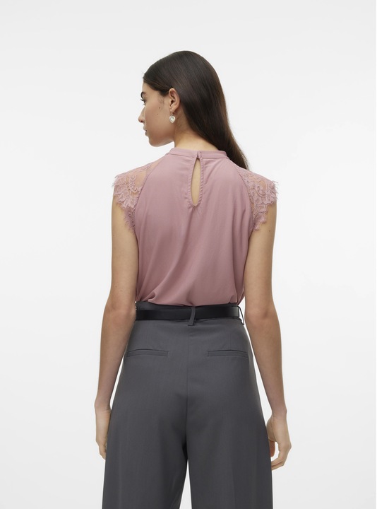 Image du produit Vero Moda Vmmilla Sl Lace Tee Ga (XL)