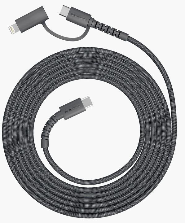 Actual product image Fresh'N Rebel Fresh 'n Rebel USB-C Combo Cable Grey (2 m, 60 W)