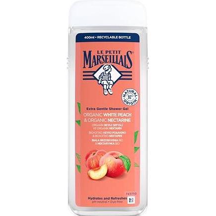 Thumbnail - Le Petit Marseillais, Duschmittel, Extra Gentle Shower Gel Organic White Peach & Organic Nectarine (400 ml)