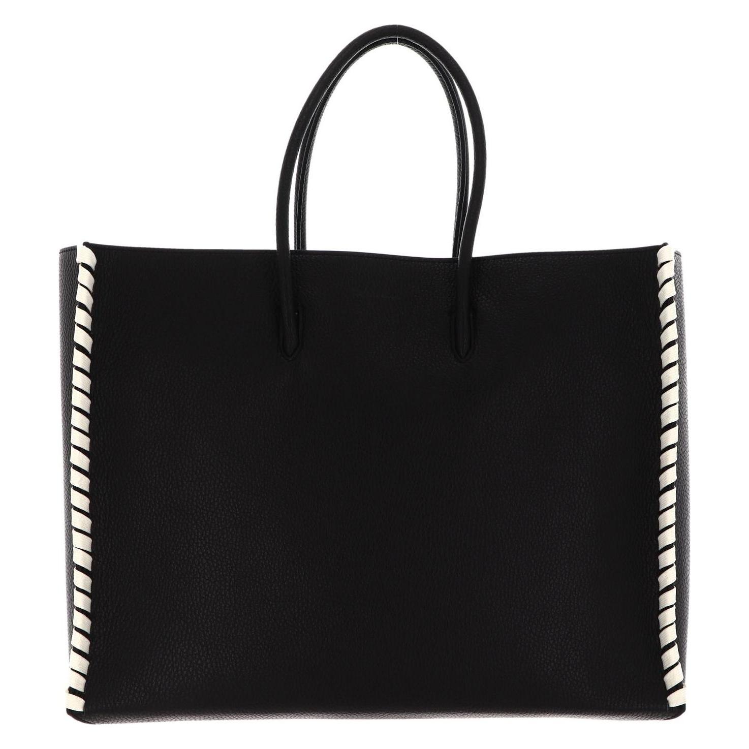 Coccinelle, Damen, Tasche, Myrtha Infilature Handbag, Schwarz