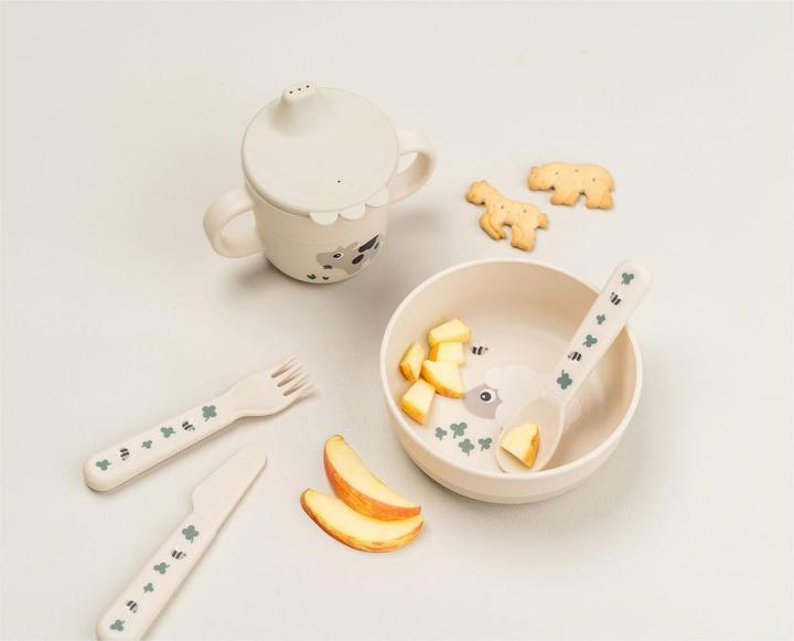 Produktbild Done by Deer Esslernbesteck 3-tlg. Besteck-Set Foodie - Tiny Farm -