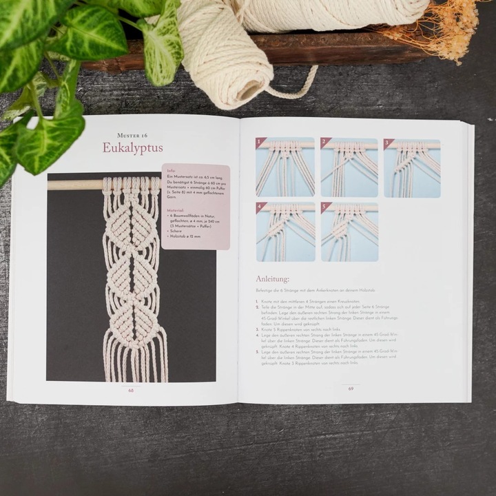 Produktbild Das Makramee Musterbuch (Deutsch, Judith Jelena Paus, 2023)