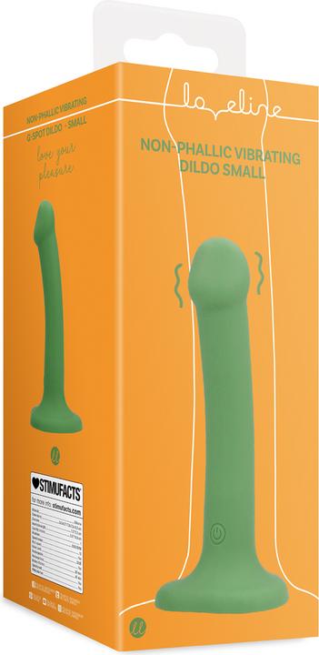 Produktbild Loveline Non-Phallic Vibrating Dildo - Small - Forest Green
