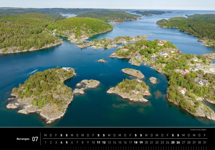 Immagine prodotto Calendario Premium Norvegia 2026 (50 x 35 cm)
