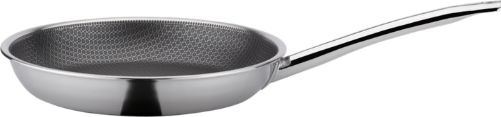 Actual product image Spring Cut Resist Pure frying pan (32 cm, Frying pan, Stainless steel)