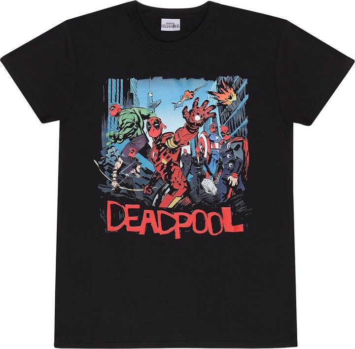 Image du produit Deadpool & Wolverine - T-shirt AVENGERS SPOOF - Adulte (M)
